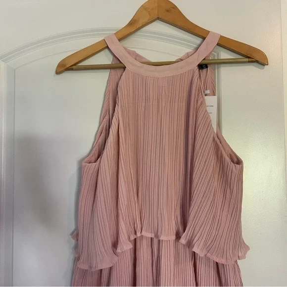 Zesica brand Elegant Pink Tiered Dress NWT size L - Picture 3 of 7